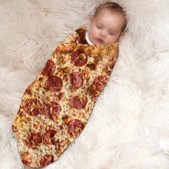 Manta De Pizza De Pepperoni, Manta Para Bebé, Cosas Raras Portátiles Plegables Para Acampar Para Fiesta