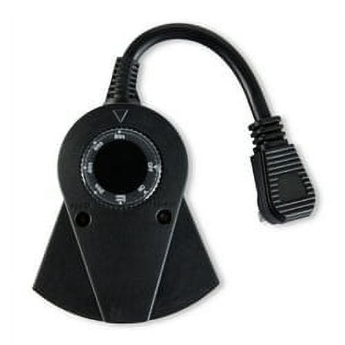 Outdoor 3-Outlet Mechanical Timer, Black, by Holiday Time