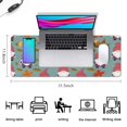 thumbnail image 5 of Washable Mouse Pad,Fall Maple Leaves Pumpkins Sunflower Rectangle Mouse Mat Waterproof Mouse Pad Non Slip Rubber Mousepad Gaming for Gaming Gift (31.5x11.8in), 5 of 7