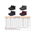 thumbnail image 2 of Fangasis Mens Snow Boots Non Slip Warm Boot On Winter Shoes Work Casual Booties Black 9, 2 of 9