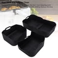 thumbnail image 6 of M Buder Reusable Air Fryer Silicone Liner Fit for Ninja Foodi Flexdrawer AF500 10.4L, Heat Proof Nonstick Deep Fryer Silicone Basket Replacement Kitchen Accessories (3-Pack, 22x16x10 inches), 6 of 9