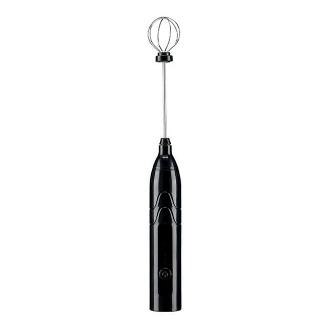 Dvkptbk Milk Frother Mousseur Portatif en Acier Inoxydable Mousseur à Lait Fouet Double pour Oeufs Batteurs