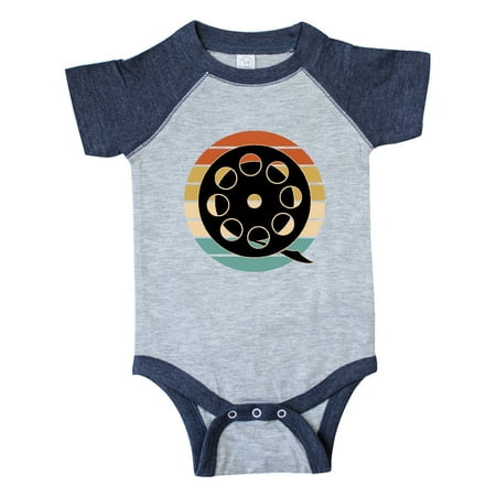 

Inktastic Movie Film Reel Retro Sunset Gift Baby Boy or Baby Girl Bodysuit