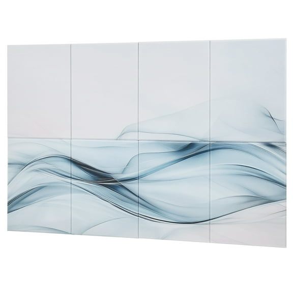 KFFKFF Artistic Acoustic Panels (8 Pack), Dimensions: 47.24 x 23.62 x 0.4 inch, Wall-Mounted Soundproof Tiles, Adhesive-Backed Noise Reduction Boards for Home, Office, Studio, Gaming Space, Theater