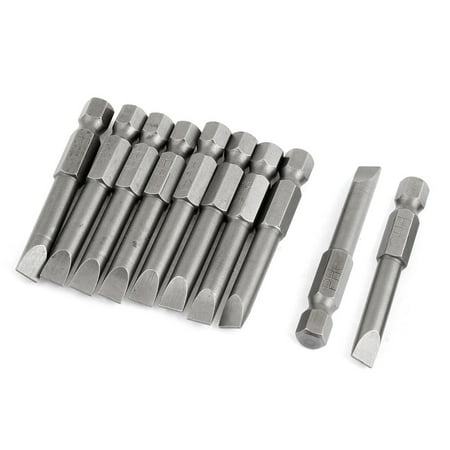 

Unique Bargains 10 Pcs 0.24 Hex Shank 5.5mm Bit Screwdriver Bits 50mm Length