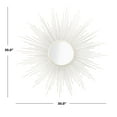 thumbnail image 3 of Safavieh Alves Radiant Lines Round Sunburst Mirror, Champagne, 3 of 5