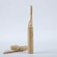 thumbnail image 1 of Biodegradable Bamboo Toothbrushes, BPA Free Soft Bristles Toothbrushes, Natural, 1 of 5