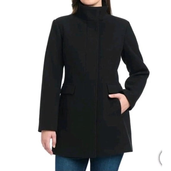 Vince Camuto Women's Full Zip Jacket, Black, Large