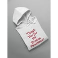 thumbnail image 3 of Thank You For Broken Promises Hoodie Women -GoatDeals Designs, Female Large, 3 of 4