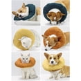 thumbnail image 5 of Soft Cotton Pet Elizabethan Collar Dog for Cat Protective Cone After Surgery Adjustable Wound Healing Collar Prevent Bit, 5 of 18