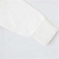 thumbnail image 6 of Sentuca Girls Cardigan Sweater, Long Sleeve Button Down Crewneck Sweater Kids Solid Embroidery Coat Size 9-10Y White, 6 of 7