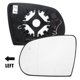 thumbnail image 2 of Reemplazo de cristal de espejo calefactable del lado izquierdo del conductor del coche con placa de respaldo para Jeep Cherokee 2014-2019, 2 of 7