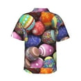 thumbnail image 3 of Daiia Easter Eggs1 Hawaiian Shirt for Men Gentle Cotton Regular Short Sleeve Casual-3X-Large, 3 of 9