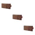 thumbnail image 1 of Scienceny Car Styling Sun Visor Organizador Correa Elástica Bolsa de Almacenamiento Tarjeta Automotriz Teléfono Móvil Pen Holder con Cremallera Marrón Marrón 3piezas Scienceny CBP188916, 1 of 6