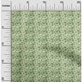 thumbnail image 2 of oneOone Polyester Spandex Light Green Fabric Chritmas Snow Flakes Sewing Fabric By The Yard Printed Diy Clothing Sewing Supplies 56 Inch Wide, 2 of 4