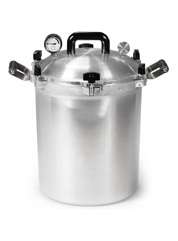 All American Pressure Cooker Canner for Home Stovetop Canning, USA Made for Gas or Electric Stoves, 30 Quarts