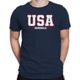 thumbnail image 2 of Smartprints USA Originals Classic Men's T-Shirt Navy, Cotton, S, 2 of 4