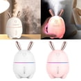 thumbnail image 4 of Humidificador ultrasónico Baoblaze difr de aire de niebla silenciosa 7 co luz tipo USB 300ml Rosado, 4 of 8