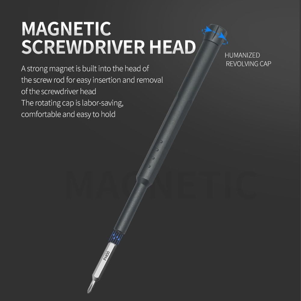 2026 Upgraded 44-in-1 Precision Screwdriver Set - For Effortless, High-Precision Repairs, Mini Manual/electric Screwdriver, for Electronics Phone Camera Laptop