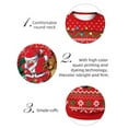 thumbnail image 6 of Lollipie Women's Ugly Christmas Sweatshirt Crewneck Long Sleeve Santa Elf Reindeer Graphic Print Pullover Hoodies Red, 6 of 6