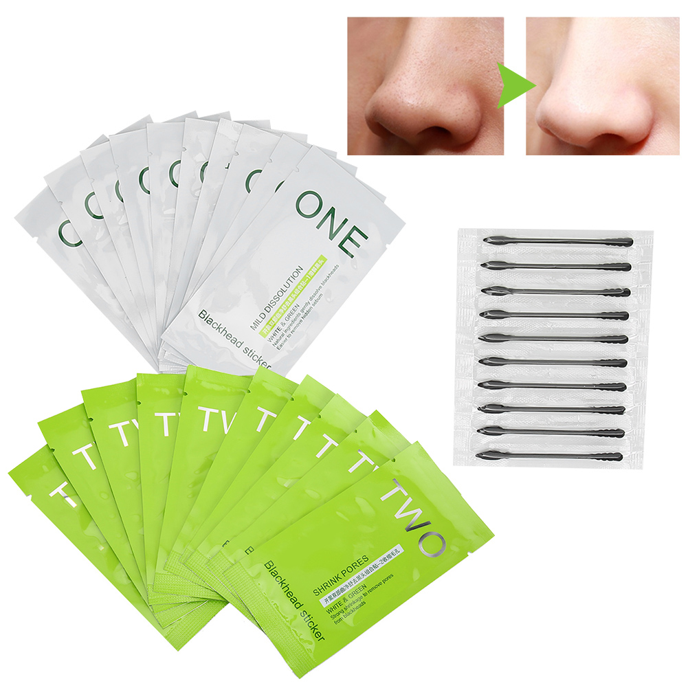 Blackhead Removal, Green Blackhead Removal Patch, Soft For Cleaning