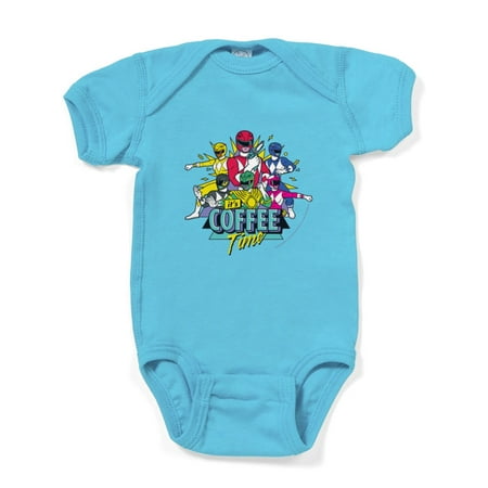 

CafePress - Power Rangers It s Coffee Time - Cute Infant Bodysuit Baby Romper