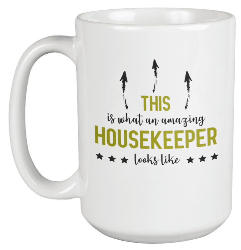 Officially the World's Coolest Housekeeper Insulated Travel Mug for Coworkers Housekeeper Travel Mug Funny Housekeeper Gifts