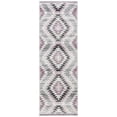 thumbnail image 2 of SAFAVIEH Adirondack Keiran Abstract Geometric Runner Rug, Plum/Ivory, 2'6" x 8', 2 of 9