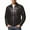 Coffee, variant on Men's Casual Leather Jacket Featuring Double Pockets Timeless Outerwear Design For Daily Use With Comfortable All Season Fit And Durable Versatile Style Black M