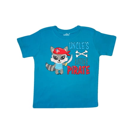 

Inktastic Uncle s Little Pirate Cute Raccoon with Sword Gift Toddler Boy or Toddler Girl T-Shirt