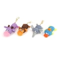 thumbnail image 2 of Peluche de perro con forma de animal, divertido juguete con sonido chirriante (elefante gris), 2 of 6