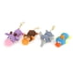 thumbnail image 2 of Peluche de perro con forma de animal, divertido juguete con sonido chirriante (elefante gris), 2 of 6
