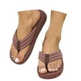thumbnail image 3 of Wovix Slippers For Women Lightweight Soft Thong Shoes Shower Beach Sandals Soft Sole Cushion Walking Indoor Outdoor Shoes, 3 of 9