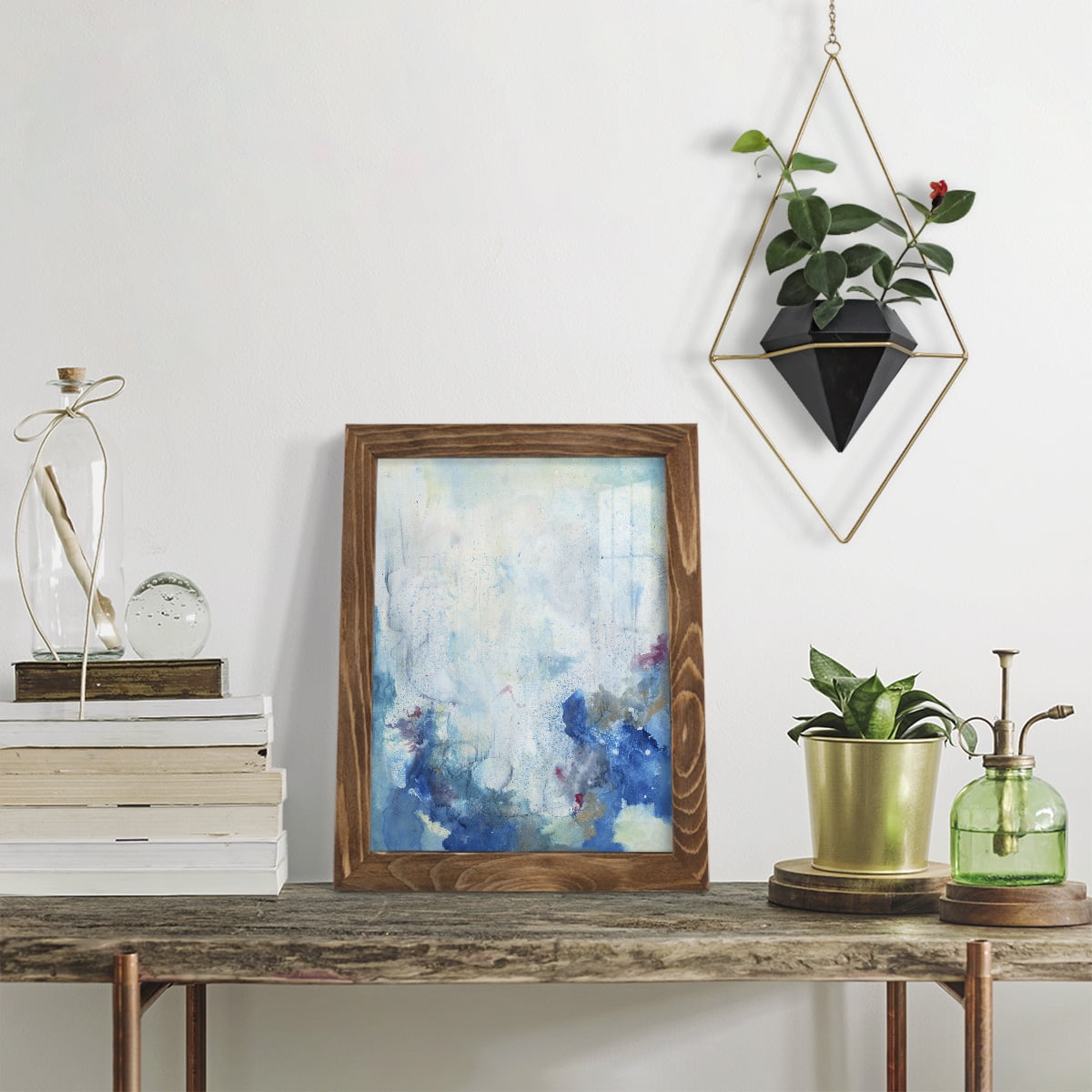 In the Mist II - Framed Print w/glass - Walnut