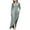Gray, variant on Sakmal Shirt Dresses for Women Blue Maxi Cotton Linen Dress Collared Shift Long Sleeve Solid Dresses