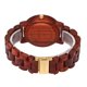 thumbnail image 5 of Reloj de madera para hombre, reloj de madera REDEAR, reloj analógico de cuarzo, ultraliger Abanopi Mirar, 5 of 5