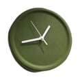 thumbnail image 1 of Reloj de pared de esquina interior, reloj decorativo, minimalista, creativo, redondo, arte de pared Verde oscuro, 1 of 9