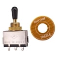thumbnail image 3 of Interruptores de Potenciómetros Yuyangstore de Palanca de Guitarra Eléctrica Dorados, 3 of 8