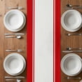 thumbnail image 6 of Eucalyptus Red Table Runner - 90 Inch Long, Kitchen Dining Table Runner Dresser Scarves, Stripe Bottle Flower Cactus Retro Plant Farmhouse Decor for Coffee Tables Wedding Party Banquet, 6 of 8