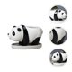 thumbnail image 4 of Macetas de cerámica con forma de animal para suculentas, adorable maceta de interior con forma de panda y bandeja., 4 of 6