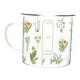 thumbnail image 2 of destyer Large Clear Printed Glass Cup Large Capacity for Tea Oats Hot Beverage 360ml, 2 of 9