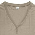thumbnail image 6 of Men Lightweight Button Down V-Neck T-Shirts Summer Casual&Outdoor Dressy Tops Multiple Colors Summer, 6 of 7