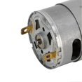 thumbnail image 3 of DC Geared Motor Copper High Torsion Low Noise Mini Electric Motor 24V 15W Black Silver 10r/min, 3 of 5