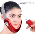 thumbnail image 5 of Dispositivo eléctrico de estiramiento facial (rojo), mascarilla adelgazante facial vibratoria en forma de V con moldeador de mandíbula, mascarilla de estiramiento facial en forma de V, 5 of 5