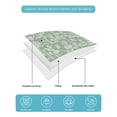 thumbnail image 4 of Full Size Quilt Bedding Set, Botanical Rose Reversible Summer Quilt 3 Pieces, Vintage Sage Green Floral Leaf Summer Farmhouse Lightweight Bedspreads Coverlets with 2 Pillow Shams for All Seasons, 4 of 5