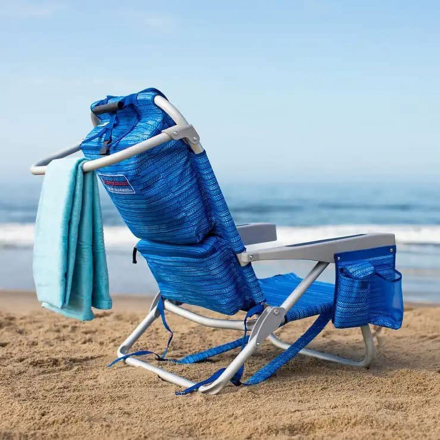 Tommy Bahama 5 Position Sailfish and Palms Backpack Beach Chair - image 3 of 4