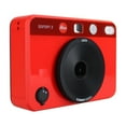 Leica Sofort 2 Hybrid Instant Photo Film And Digital Camera Red