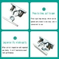 thumbnail image 2 of Mistaha Heavy Duty Double Ball Spring Loaded Locking Buckle for Doors and Cabinets - Durable Plastic and Zinc Alloy Combination - Easy Installation - Multiple Color Options, 2 of 6