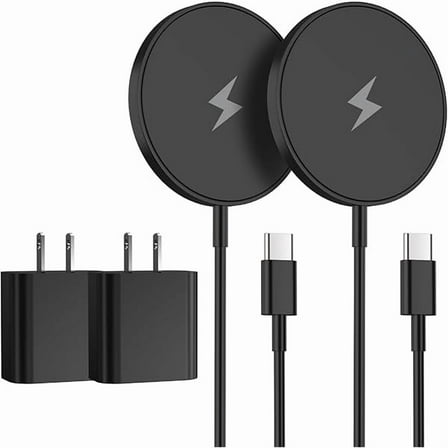 Magnetic Wireless Charger iPhone,6FT Charger for Apple MagSafe Charger 2Pack Fast Wireless Charging Pad for iPhone 16 Pro Max/16 Pro/16 Plus/15 ProMax/15/14/13/12/AirPods 3/2/Pro Mag-Safe