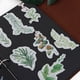 thumbnail image 5 of Methold 34 Uds plantas verdes impresión fina formas irregulares papel artesanal literatura arte diario pegatinas Suministros de escritura y corrección, 5 of 6